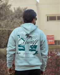 Signature Graphic Hoodie - Light Grey