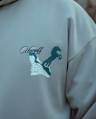 Signature Graphic Hoodie - Light Grey For Female