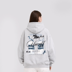 Signature Graphic Hoodie - Light Grey For Female