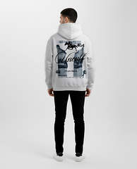 Signature Graphic Hoodie - Light Grey