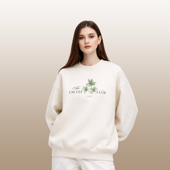 Shadow Graphic Sweatshirt For Female